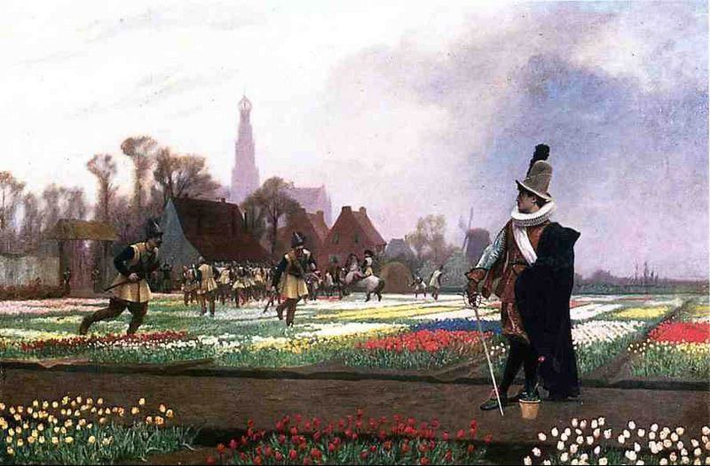 Jean-Leon Gerome Duel among the Tulips